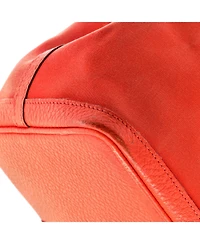 Pre-Owned HERMES 36 Garden Party Tote Toile and Leather