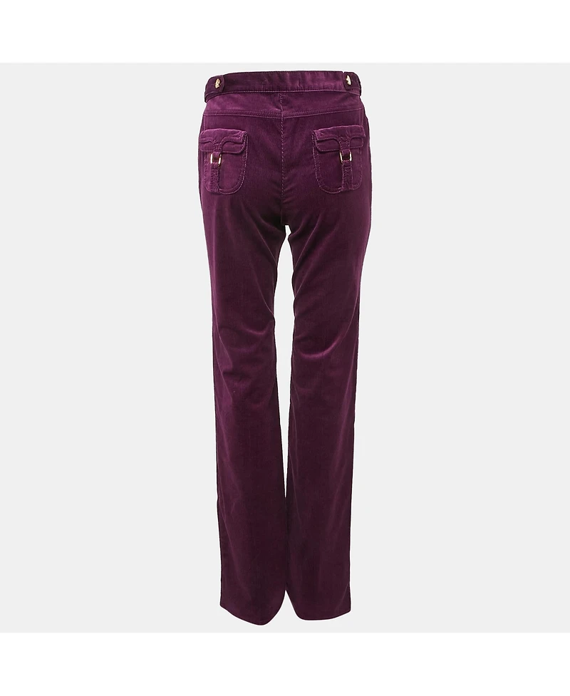 Pre-Owned Roberto Cavalli Women's Corduroy Wide Leg Trousers
