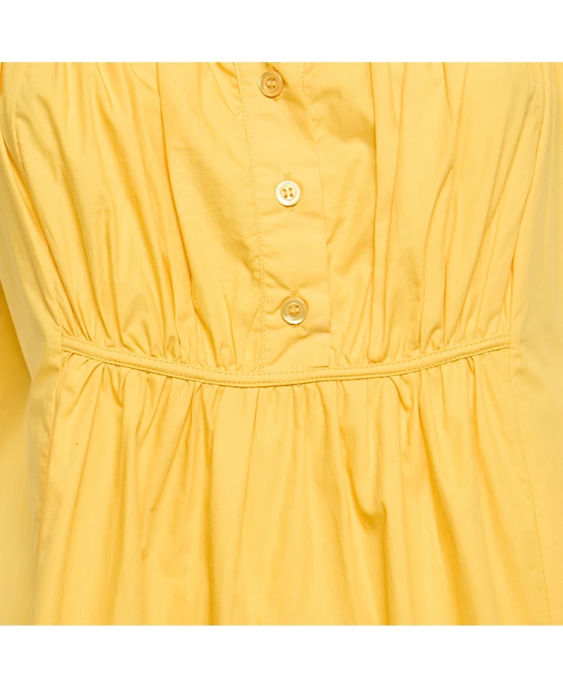 Pre-Owned Moschino Women's Yellow Cotton Tunic