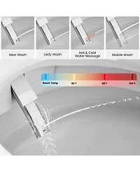 Casainc Smart One-Piece Bathroom Fixture With Heated Seat, Auto Flush, Wash, Dryer And Deodorizer