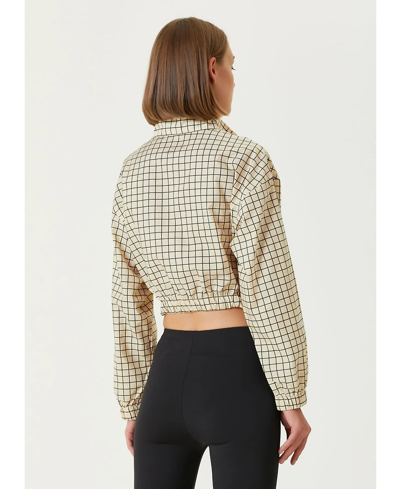 Pcfg Women's Parachute Cropped Polyester Sweatshirt