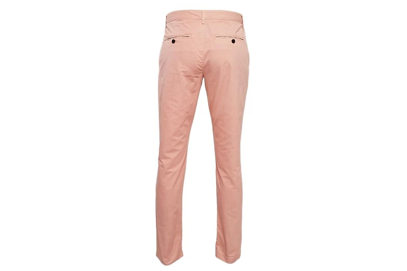 Pre-Owned Zadig & Voltaire Men's Pink Cotton Patrick Chino Trousers