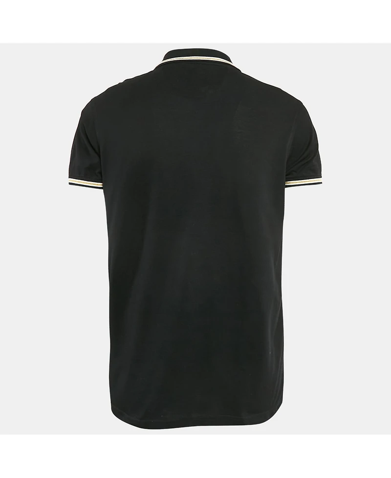 Pre-Owned Roberto Cavalli Men's Cotton Pique Polo T-Shirt