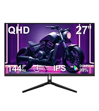 Z-edge 27" 2K Qhd 2560×1440 Ips Gaming Monitor – 144Hz, 1ms, FreeSync, 2×Hdmi 2.0, 2×Dp 1.4
