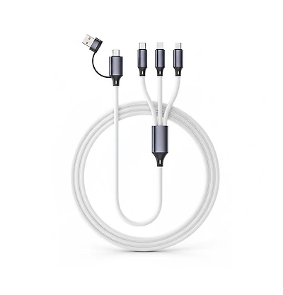 3P Experts Bold Dual 4 N 1 Charging Cable