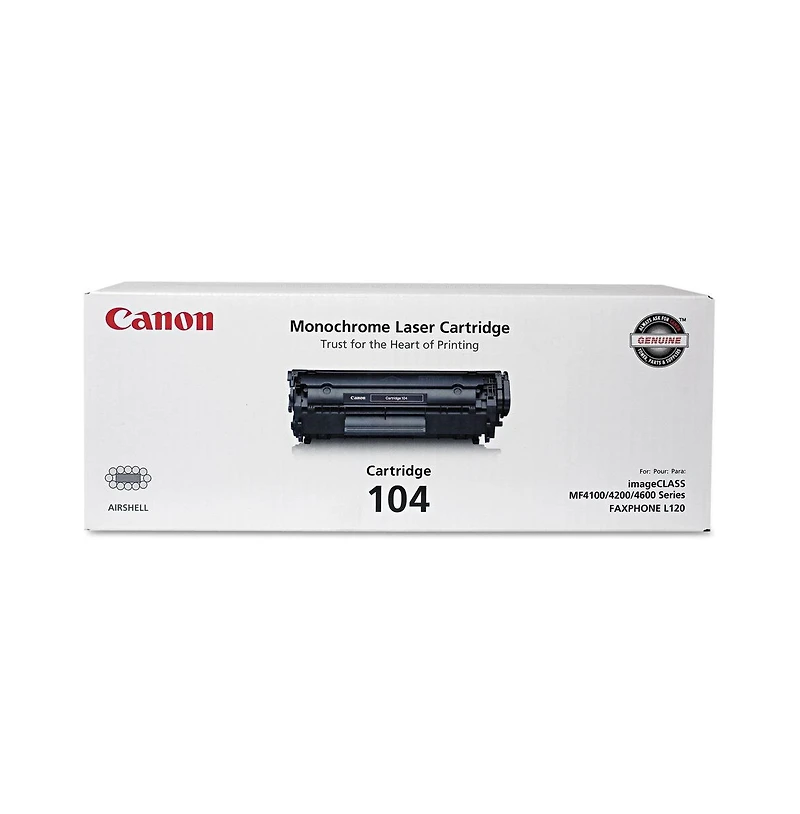 Canon 0263B001 (104) 2,000 Page-Yield Toner - Black