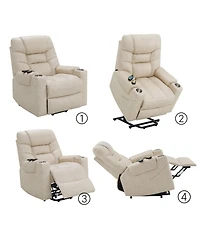 Sumyeg Power Lift Recliner with Heating and Massage