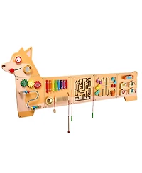 Sugift Puppy Busy Board with 12 Montessori Learning Activities