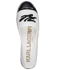 Karl Lagerfeld Paris Women's Millicent Slip-On Espadrilles