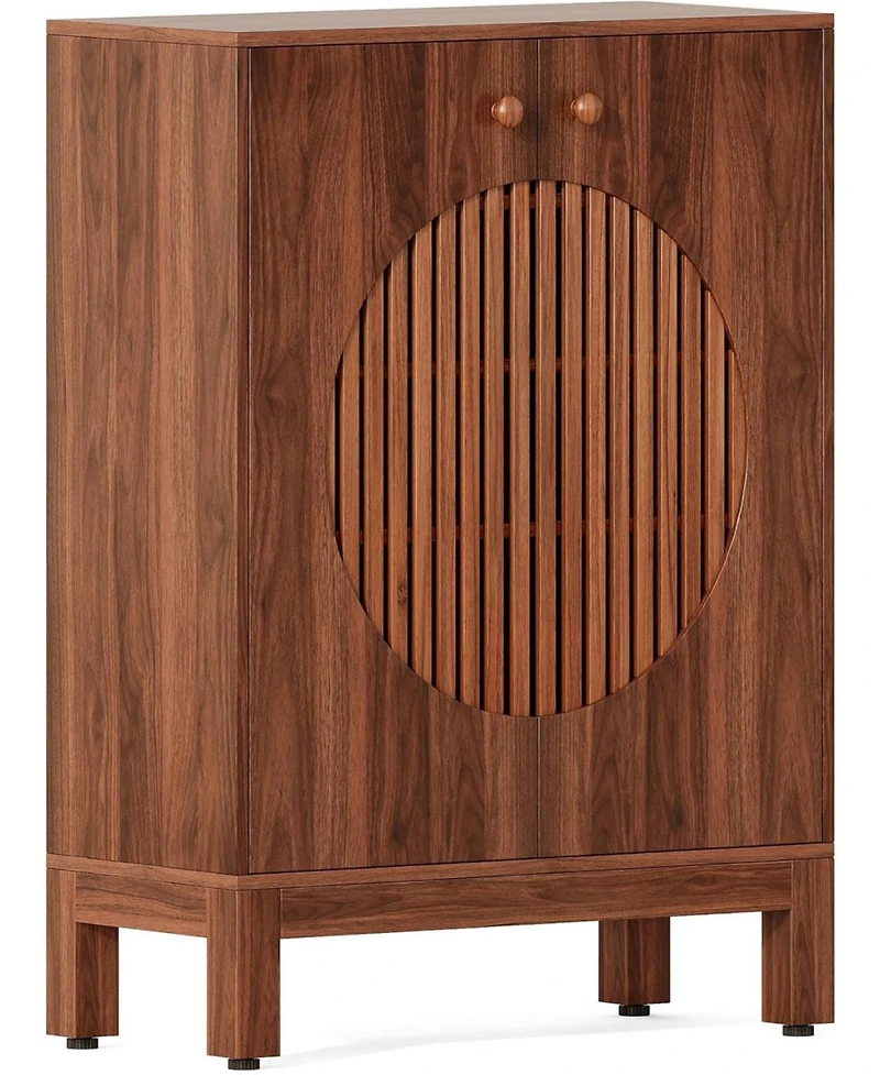 Slickblue Contemporary Shoe Cabinet with Enclosed Storage