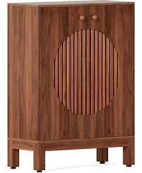 Slickblue Contemporary Shoe Cabinet with Enclosed Storage