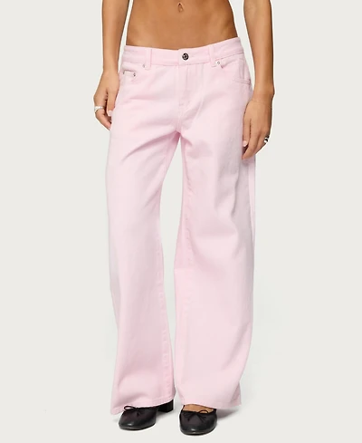 Edikted Women's Roman Low Rise Slouchy Jeans