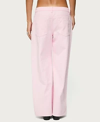 Edikted Women's Roman Low Rise Slouchy Jeans