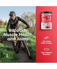 Optimum Nutrition Pro Quench Whey + Collagen Protein Powder, Strawberry Splash