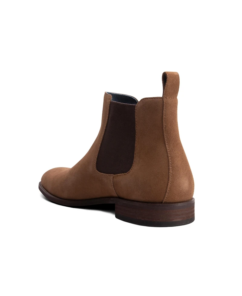 Blake McKay Men's York Dress Casual Suede Chelsea Boots