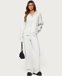 Edikted Women's Briela Star Studded Sweatpants