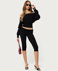 Edikted Women's Skyla Off Shoulder Knit Sweater