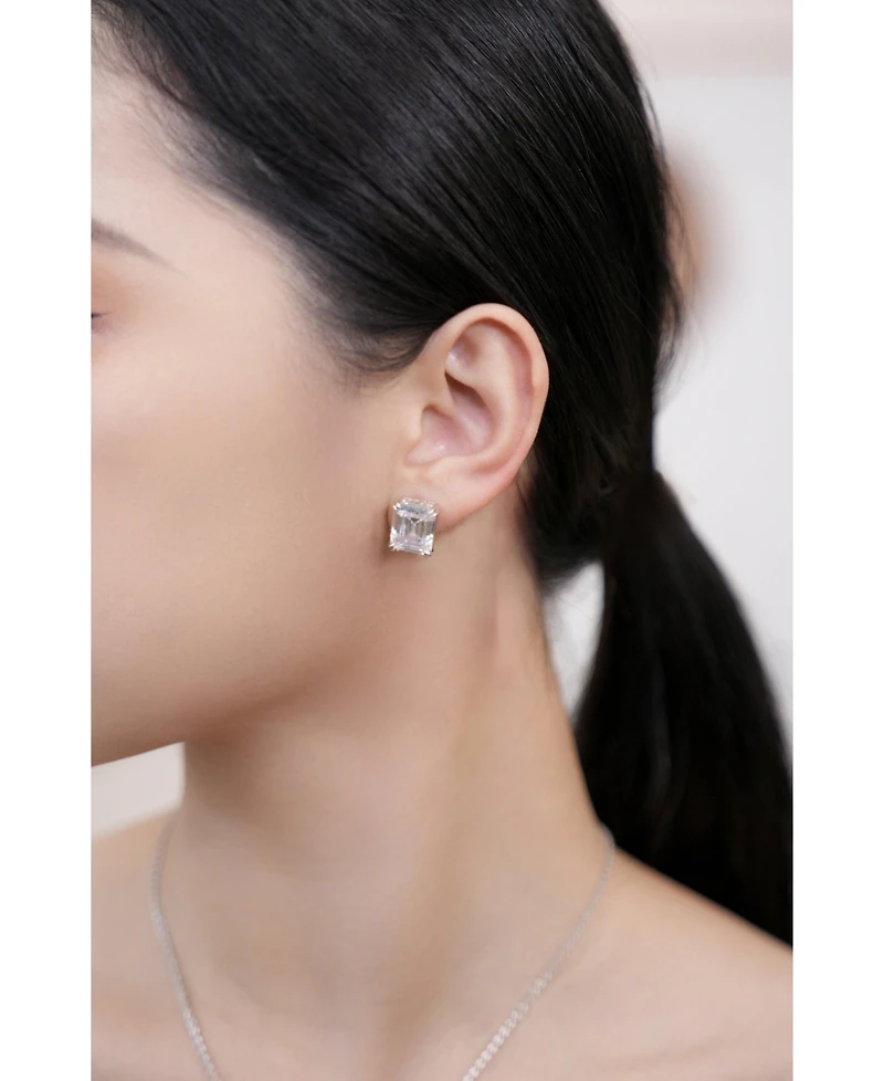 Retro Chic Coconut Glow Stud Earrings