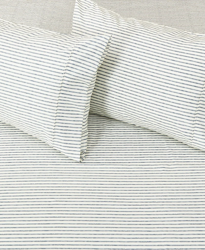 Linery and Co. Ultra-Soft Striped Brushed Microfiber Sheet Set - Stripe