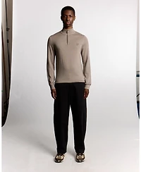 Lyle & Scott Men's Eagle Merino Quarter Zip Sweater