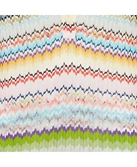 Pre-Owned Missoni Women's Multicolor Patterned Knit Plunge Neck Tunic Top