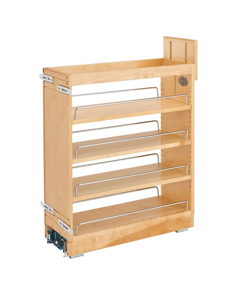 Rev-a-Shelf 8'' Pullout Kitchen Cabinet Organizer Soft-close, 448-bcbbsc-8C