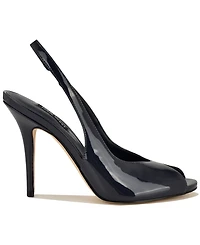 Nine West Women's Pretta Peep Toe Slingback Stiletto Sandals