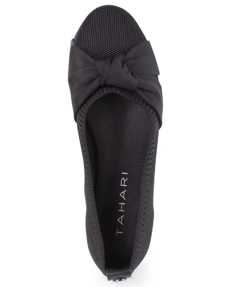 Tahari Women's Bordeaux Slip-On Ballet Flats