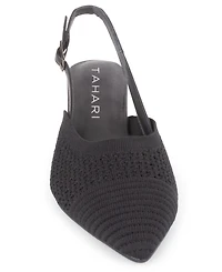 Tahari Women's Palermo Slingback Buckle Pumps