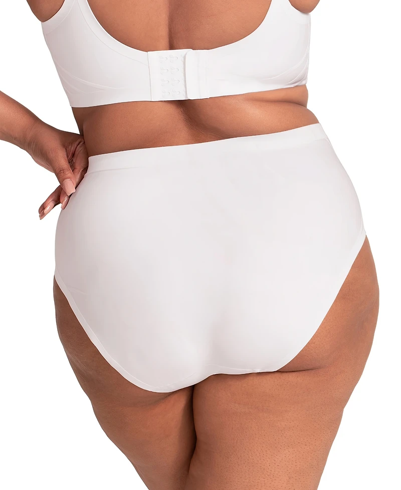 Honeylove Women's Full Coverage High Rise Shapewear Briefs, Regular and Plus