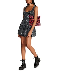 Betsey Johnson Bubble Hearts Medium Tote Bag