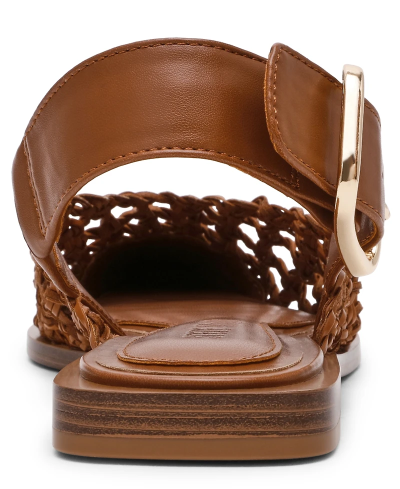 Steve Madden Women's Shay-c Crochet Detail Slingback Ballet Flats