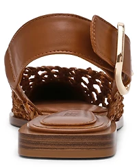 Steve Madden Women's Shay-c Crochet Detail Slingback Ballet Flats