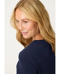 Olsen Women's Mixed Media T-Shirt