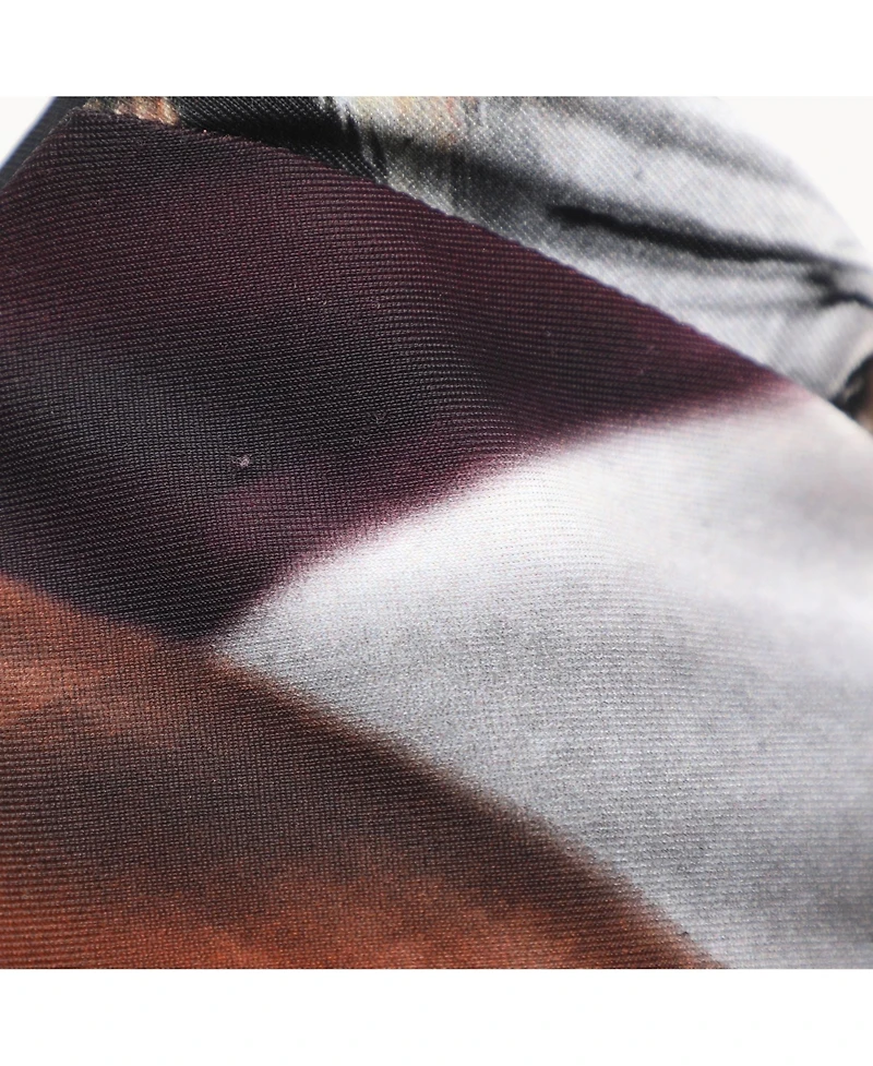 Pre-Owned Roberto Cavalli Women's Stretch Crepe Piercing Draped Midi Dress