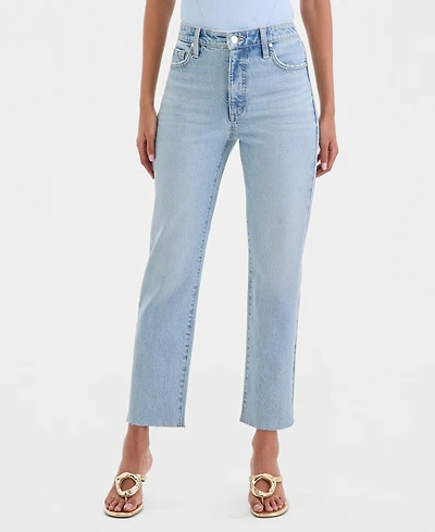 I.n.c. International Concepts Women's High-Rise Straight Ankle Jeans, Macy's Exclusive