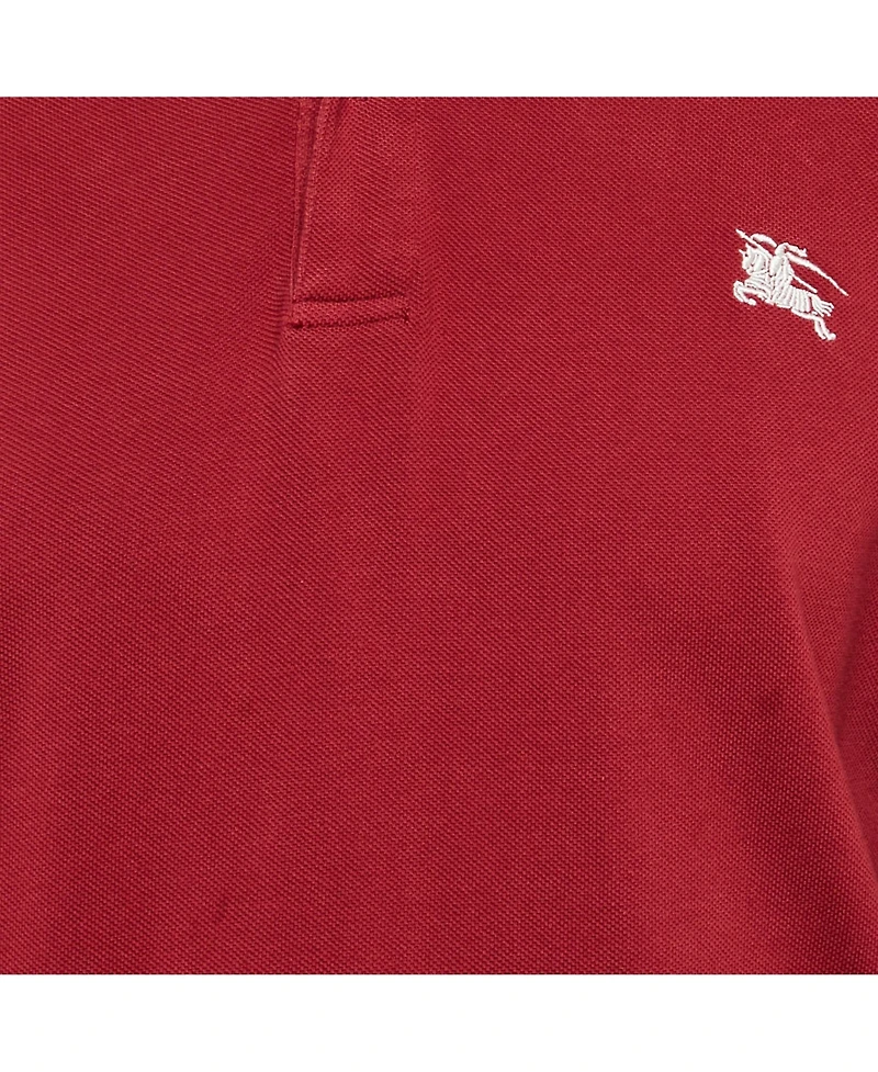 Pre-Owned Burberry Men's Logo Embroidered Cotton Pique Polo T-Shirt