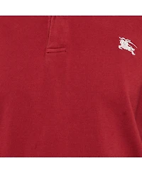 Pre-Owned Burberry Men's Logo Embroidered Cotton Pique Polo T-Shirt