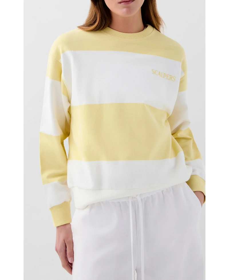 Scalpers Women's Stripes Sweater