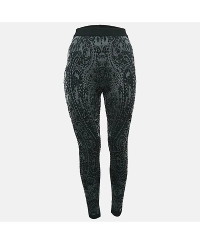 Pre-Owned Balmain Women's Jacquard Jersey Leggings