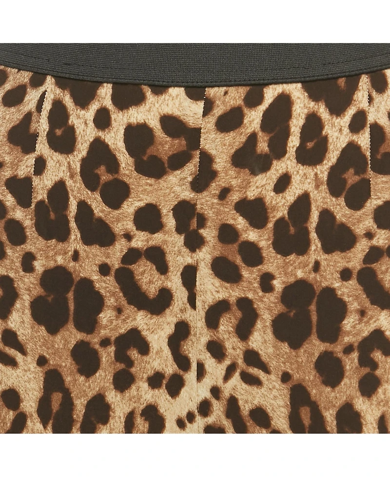 Pre-Owned Dolce & Gabbana Women's Animal Printed Silk Pants