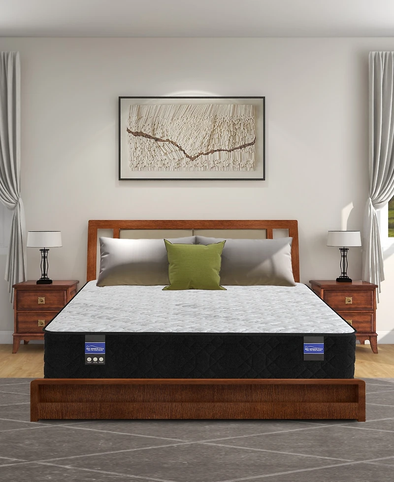 Spring Air Back Supporter Amelia 12" Hybrid Firm Tight Top Mattress Set, Queen
