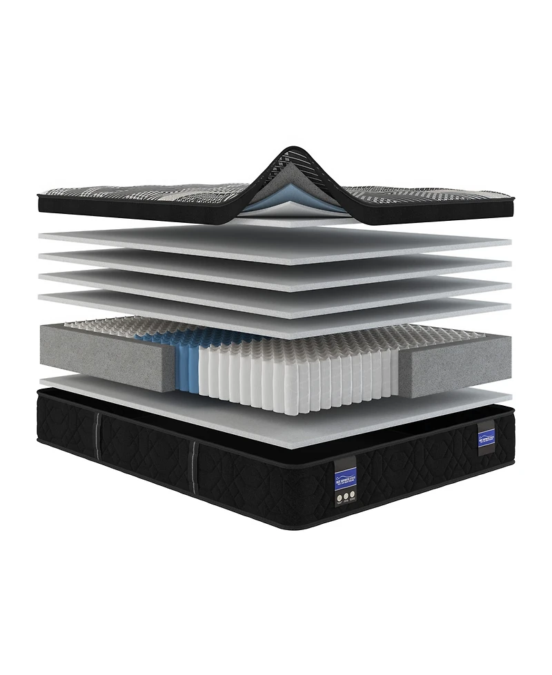 Spring Air Back Supporter Francesca 13.5" Hybrid Plush Euro Top Mattress Set, Full