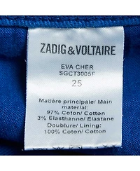 Pre-Owned Zadig & Voltaire Women's Denim Eva Cher Jeans