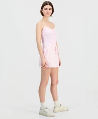 Rebel Veil Juniors' Paisley-Print Drawstring Skort