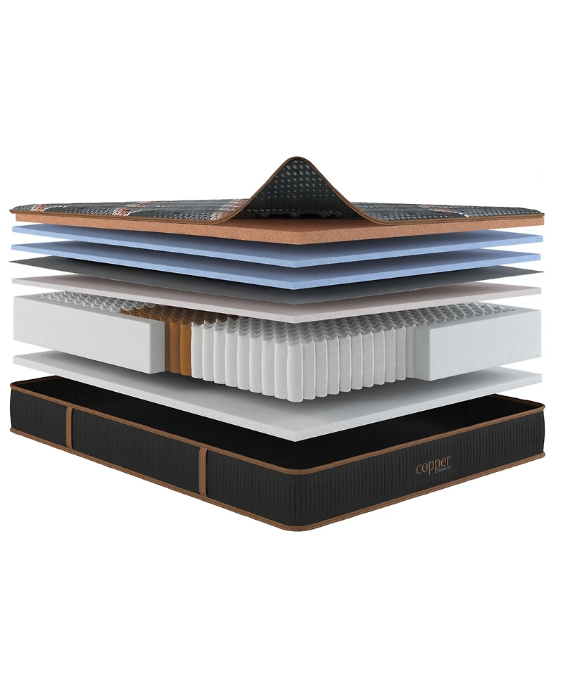 Spring Air Copper Hybrid Quilted 13.5" Medium Tight Top Mattress, California King