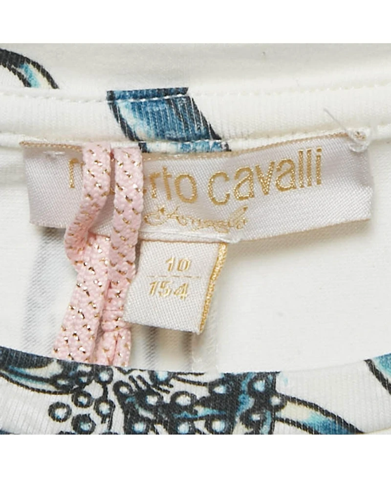 Pre-Owned Roberto Cavalli Women's Jelly Fish Print Jersey