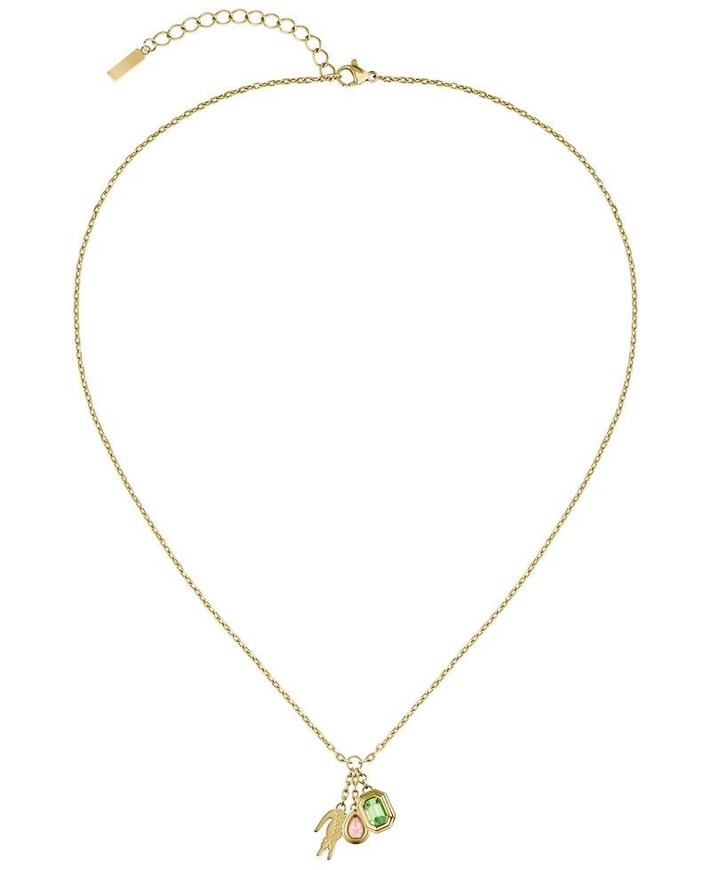 Lacoste Deva Gold-Plated Stainless Steel Necklace