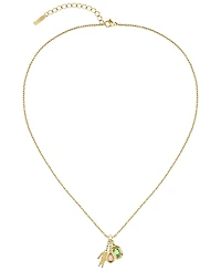 Lacoste Deva Gold-Plated Stainless Steel Necklace