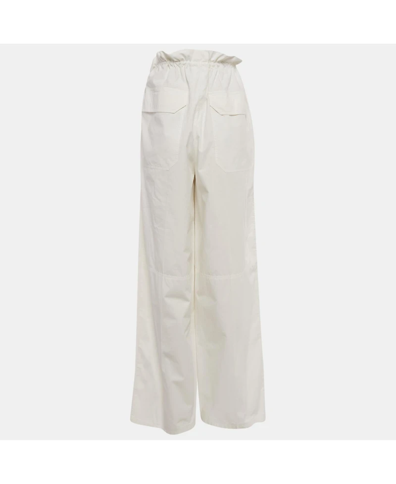 Pre-Owned Hermes Women's Cotton Wide Leg Trousers